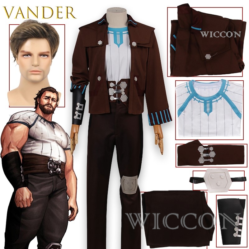 Mens Fashion Jumpsuit - BGame Arcane Vander Cosplay Costume Uniform