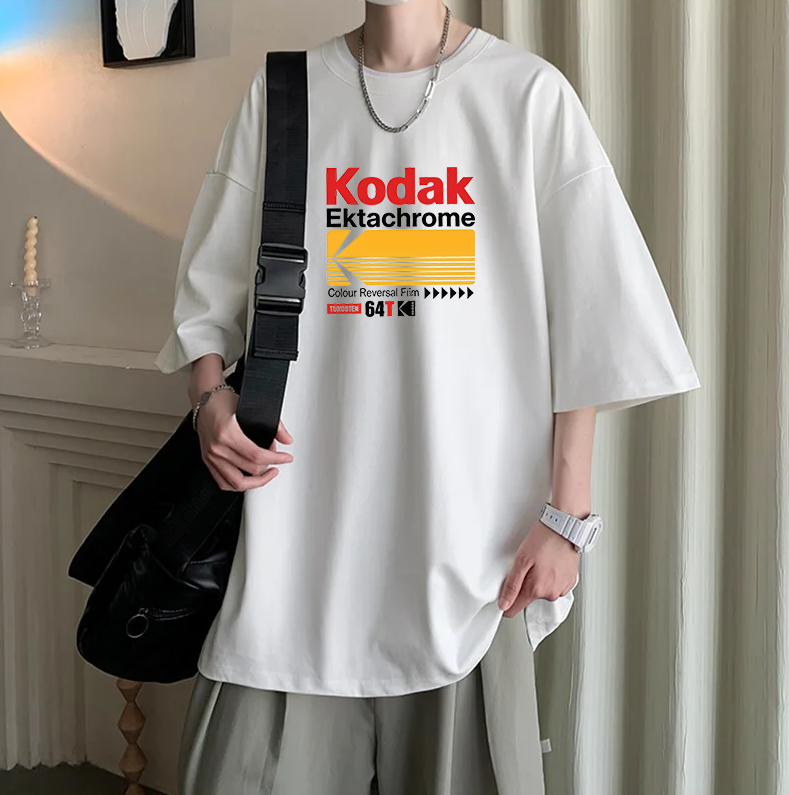 Mens Fashion Style Images - Kodak Youth Cotton T-Shirt - Trendy