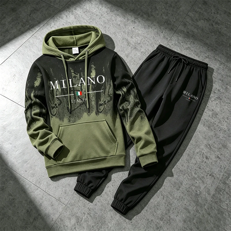 Men'S Fashion Formal - Italy Fashion Sportswear 2pcs Set Male