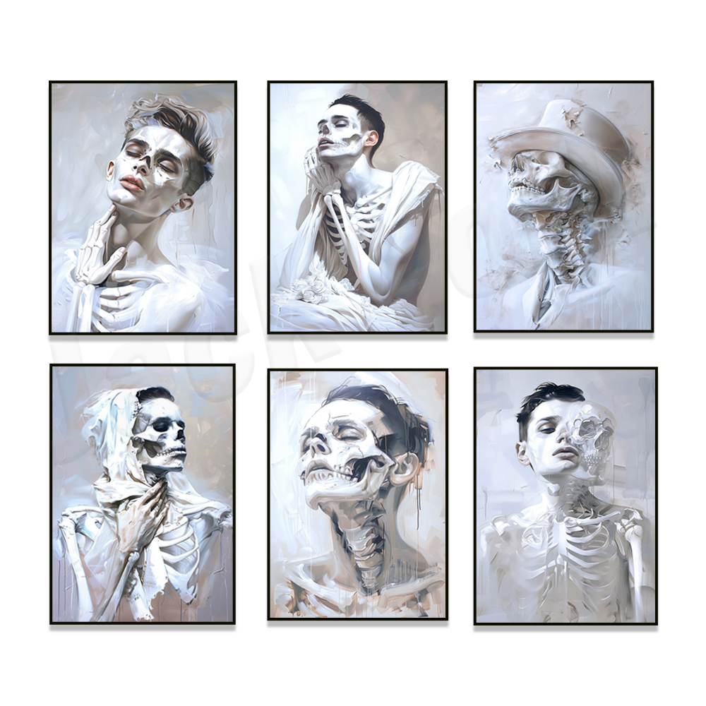 Mens Fashion Combination - Alternative fashion model painting art, goth