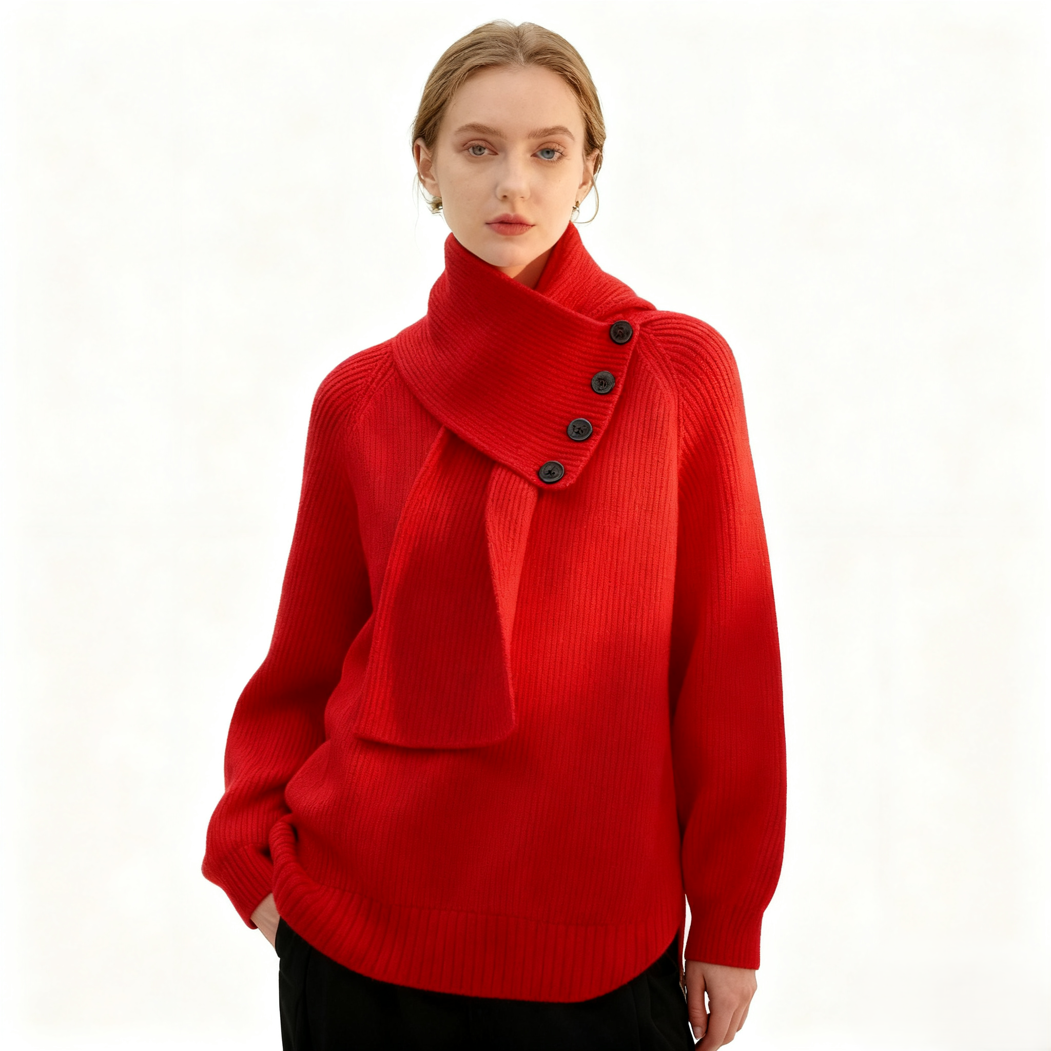 Mens Fashion Combination - Couple's autumn and winter scarf design