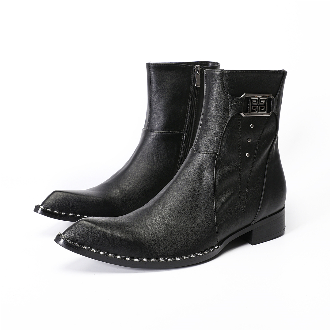 Men'S Fashion Formal - fashion black pointed toe men genuine