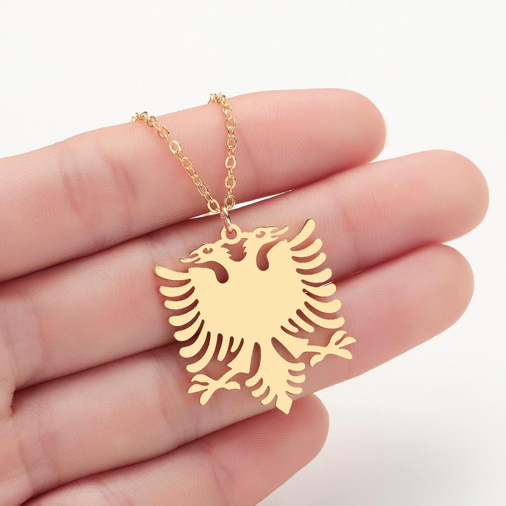 Men'S Fashion Today - Albania Eagle Pendant Necklace Coat of