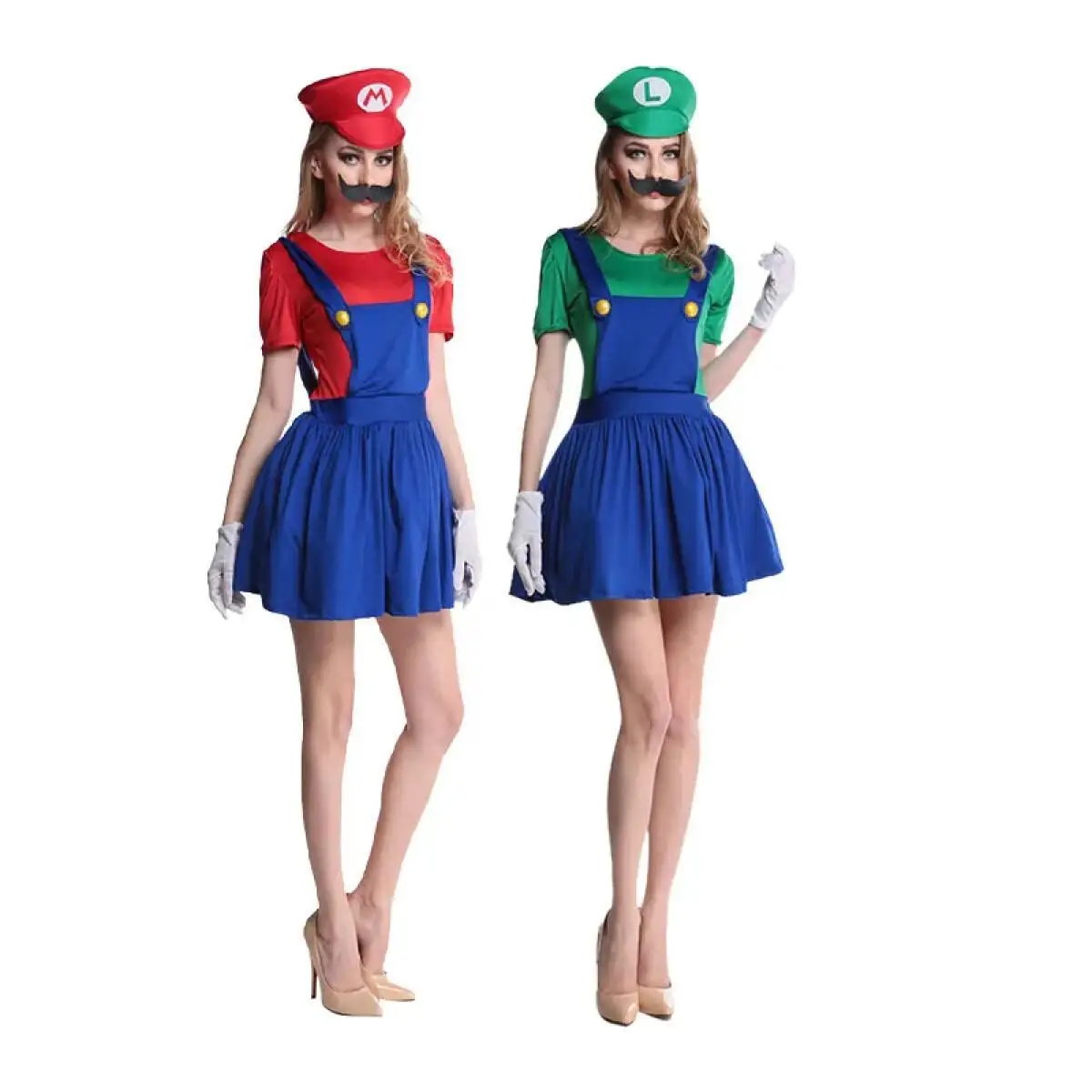 Mens Fashion Jumpsuit - Disguise Men Luigi Deluxe Adult Costume