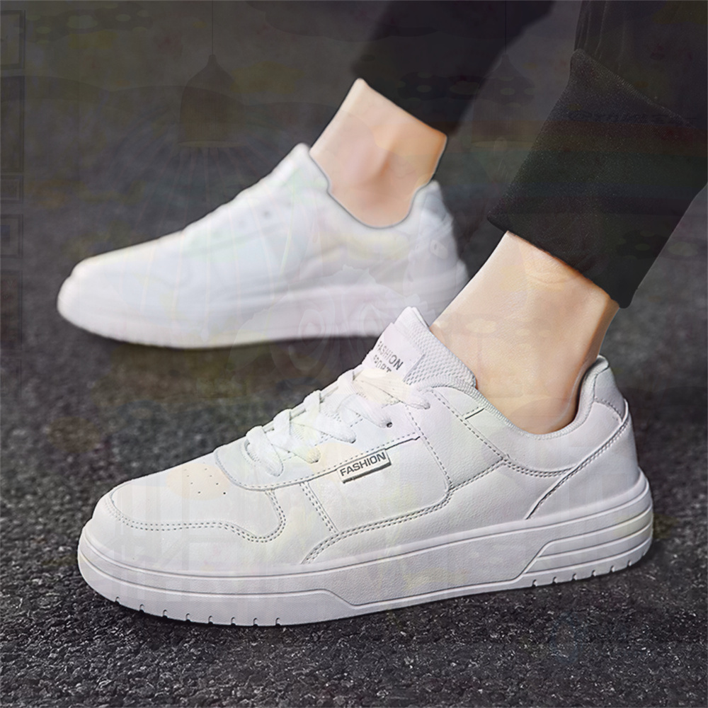 Men'S Fashion For Big Guys - With Ties PU Leather Shoes 41