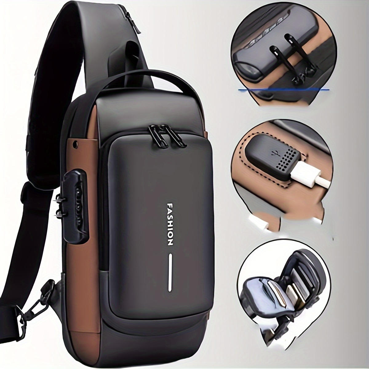 Mens Fashion Combination - 1pc The Anti-theft Password Lock Chest