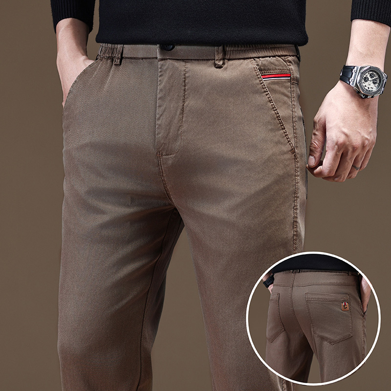 Mens Fashion Dark Grey Pants - Men's Fashion High Quality Business Casual