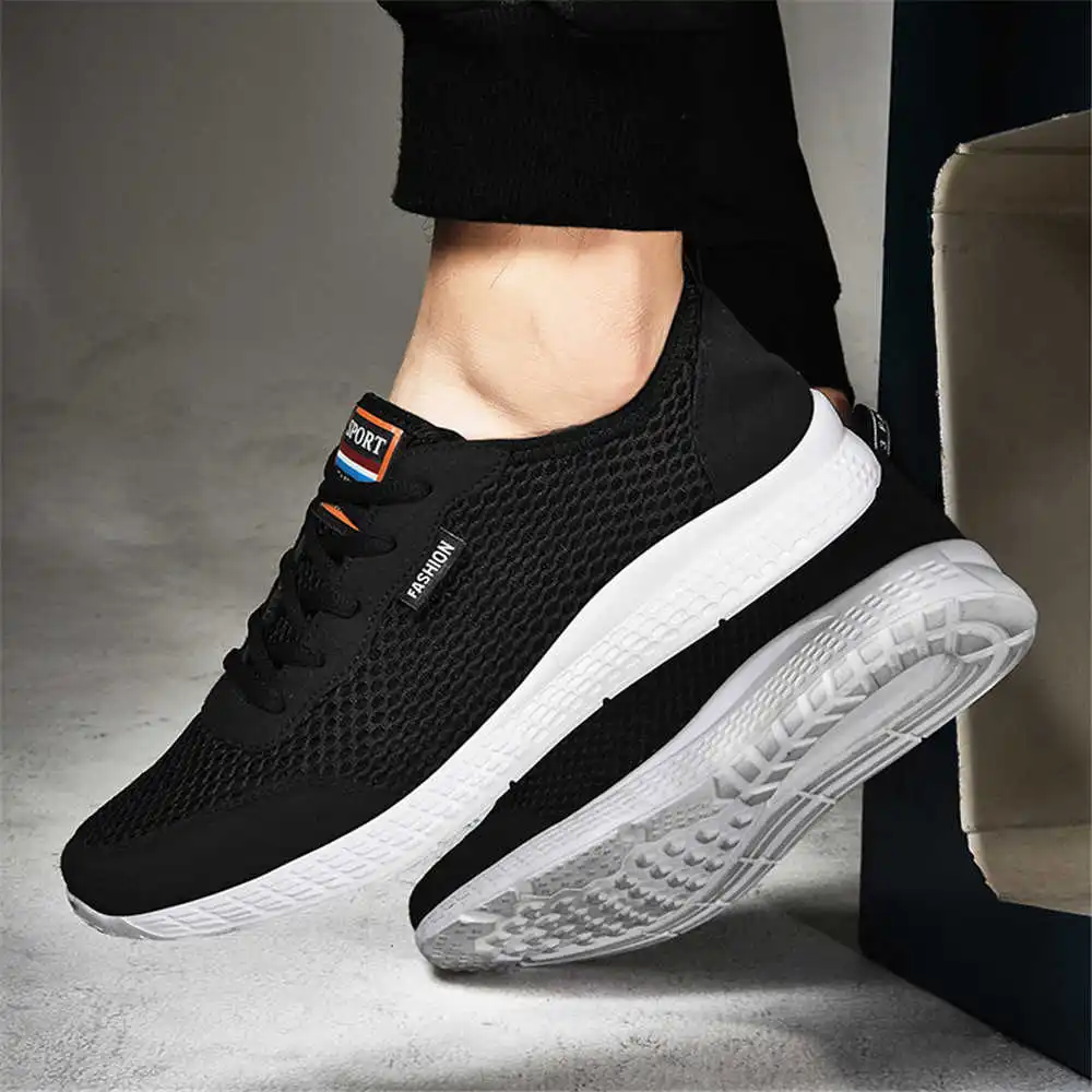 Men'S Fashion For Big Guys - 35-46 Breathable Light Blue Sneakers Men