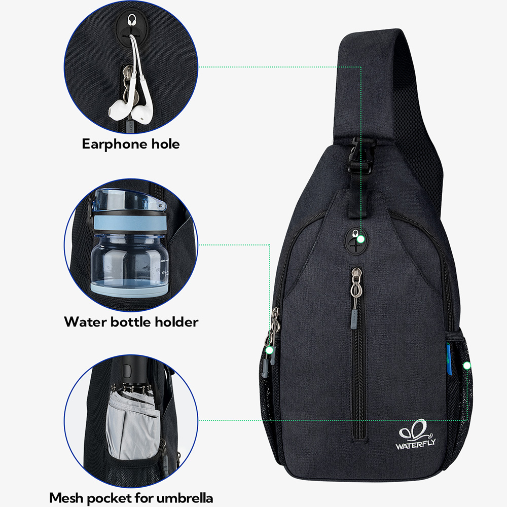 WATERFLY Crossbody Sling Bag C - Mens Fashion Blog incelemesi ve fiyatı