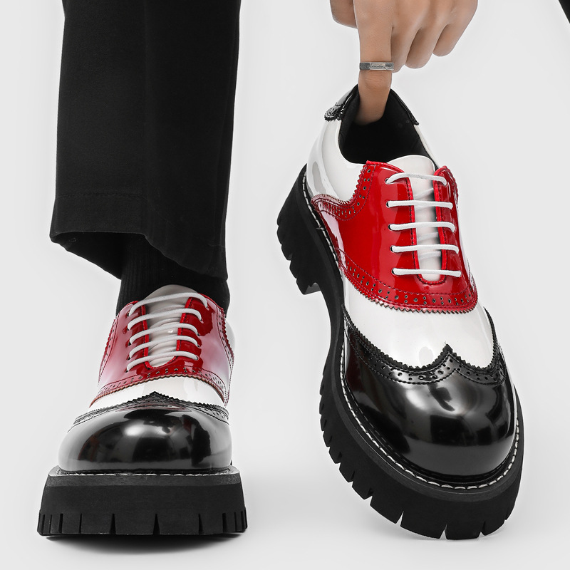 men's fashion hip hop rock pla - Oxford Shoes Brogue incelemesi ve fiyatı