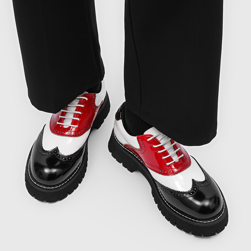 men's fashion hip hop rock pla - Oxford Shoes Brogue incelemesi ve fiyatı
