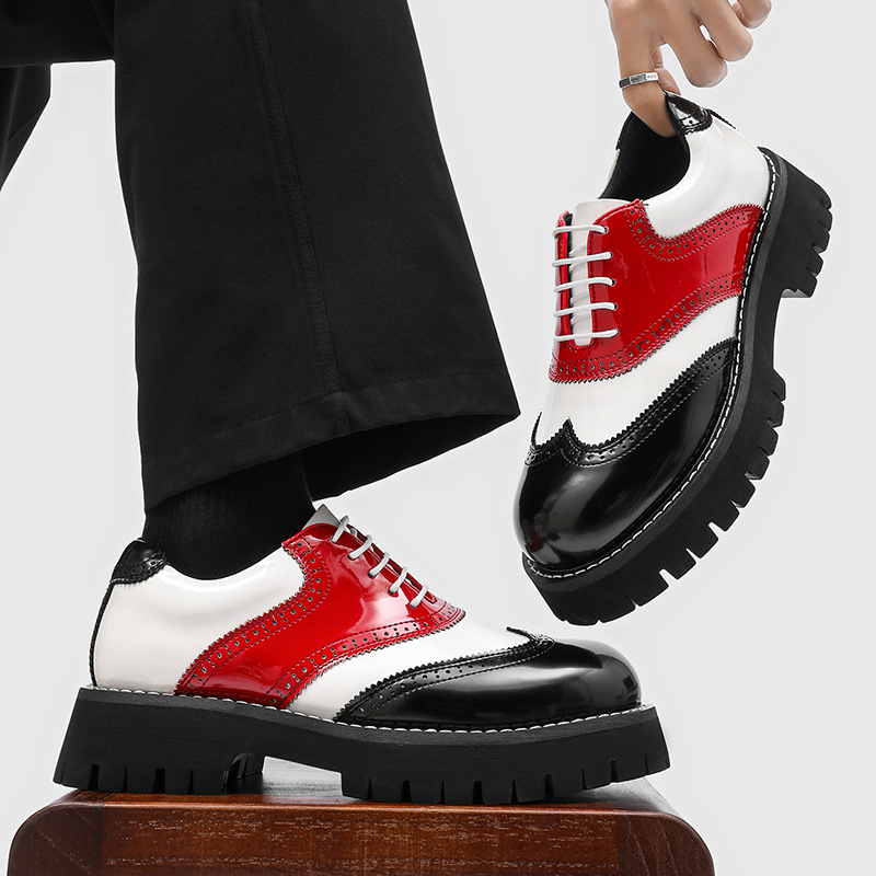 men's fashion hip hop rock pla - Oxford Shoes Brogue incelemesi ve fiyatı