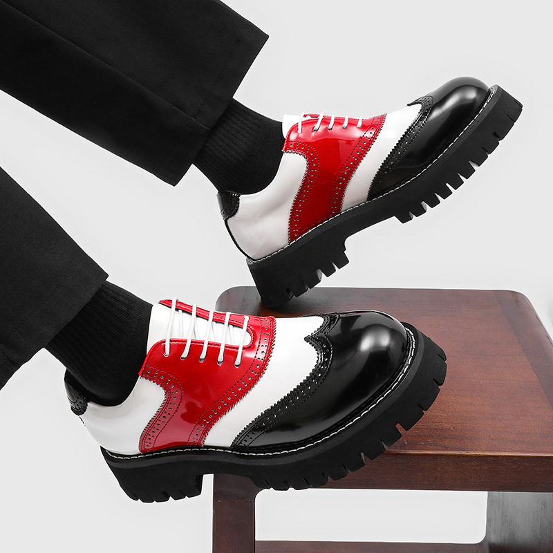 men's fashion hip hop rock pla - Oxford Shoes Brogue incelemesi ve fiyatı