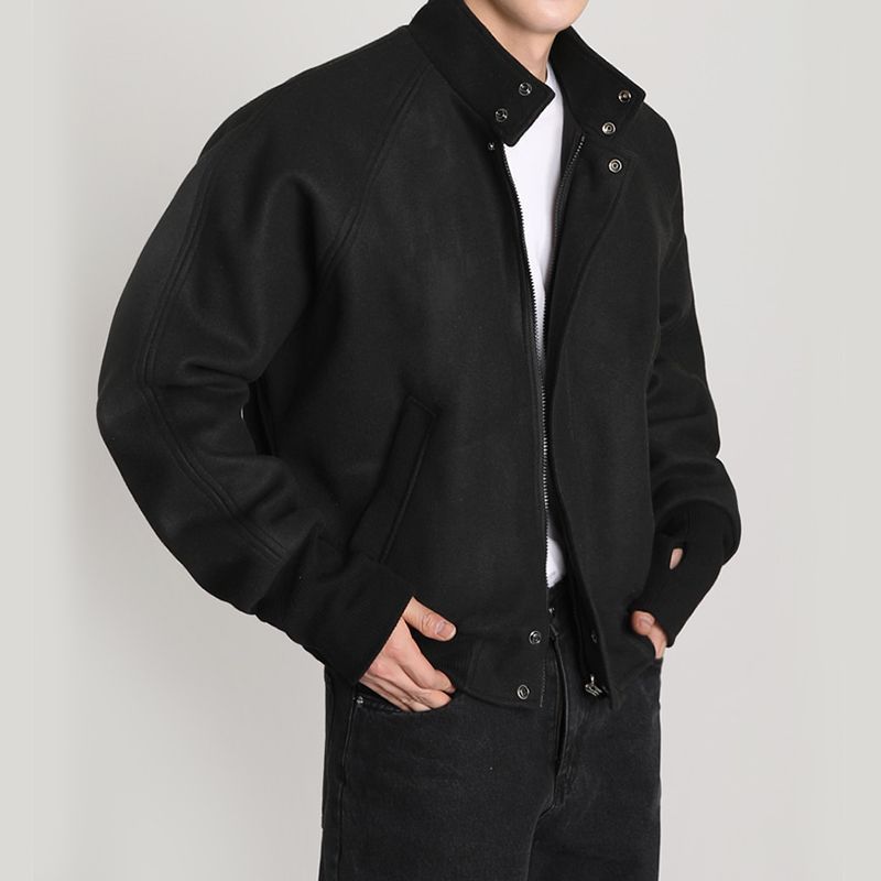 Wool Blend Jacket Man High Qua - Mens Fashion Style Images incelemesi ve fiyatı