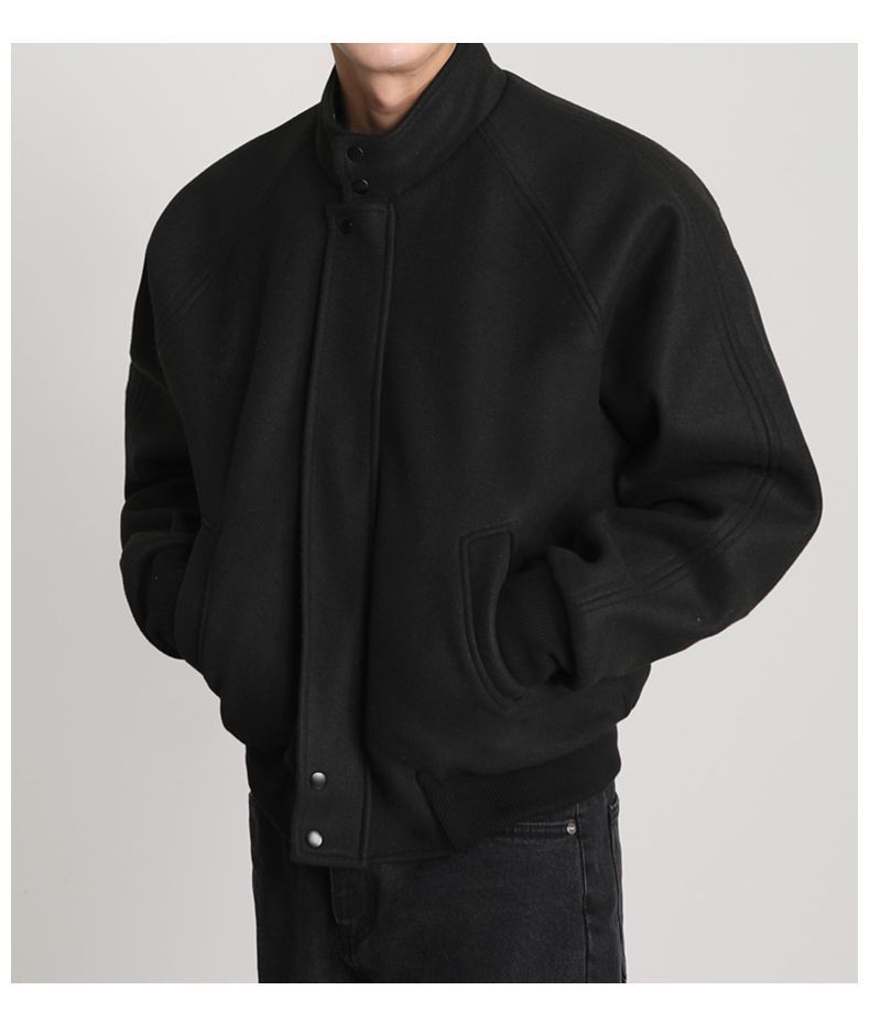 Wool Blend Jacket Man High Qua - Mens Fashion Style Images incelemesi ve fiyatı