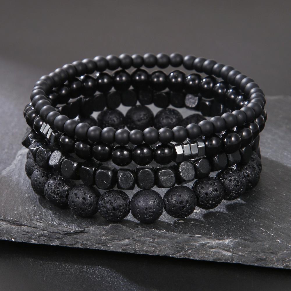 4PC Volcano Stone Black Gallst - Mens Fashion Combination incelemesi ve fiyatı