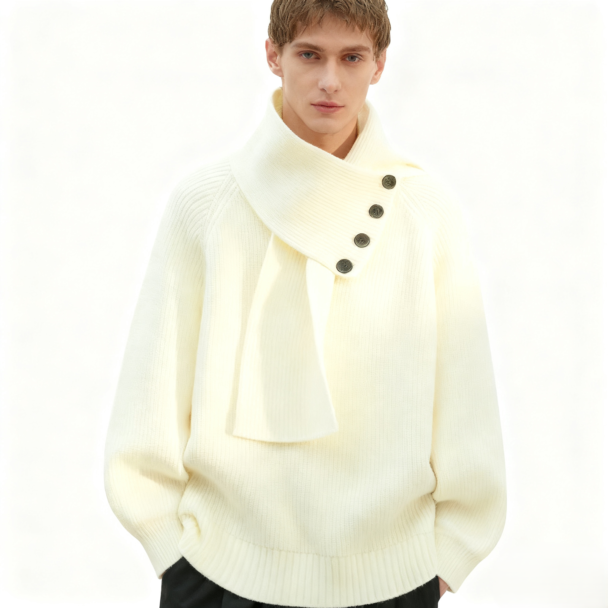 Couple's autumn and winter sca - Mens Fashion Combination incelemesi ve fiyatı