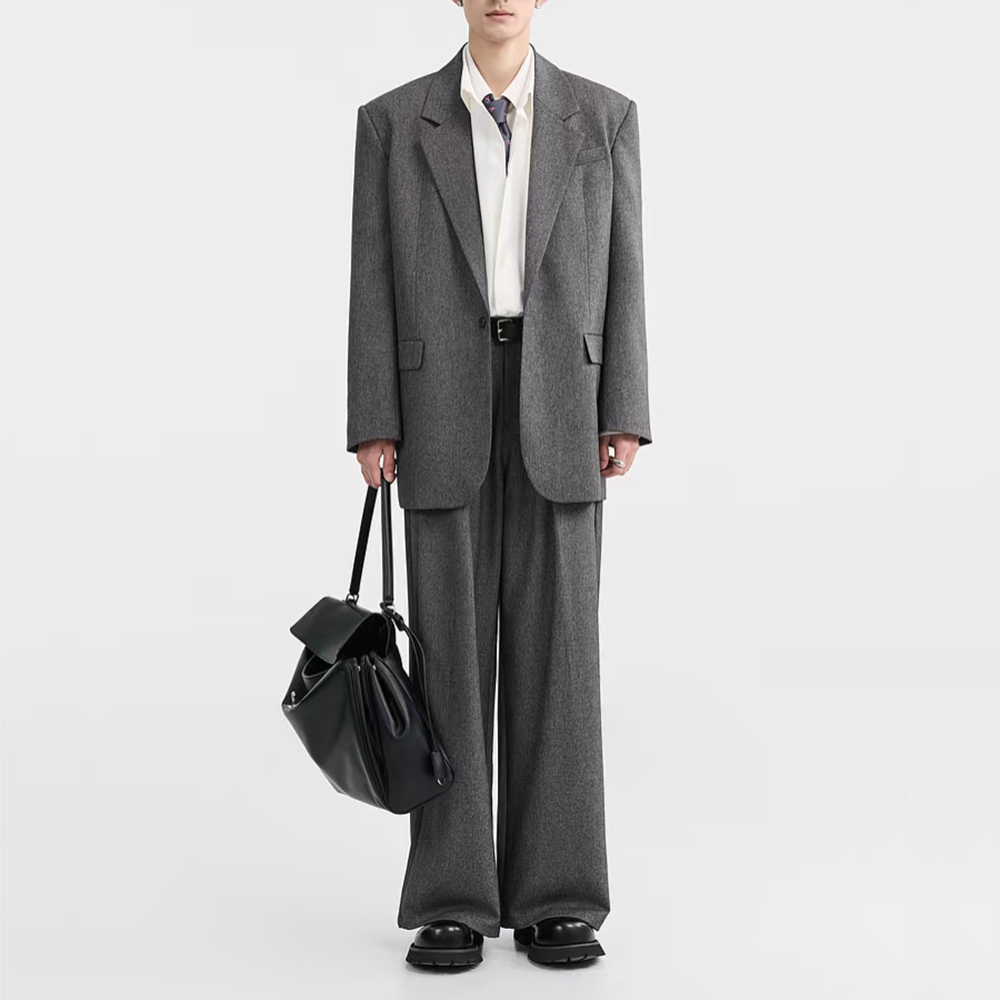 Fashion Dark Grey Loose Men's  - Mens Fashion Dark Grey Pants incelemesi ve fiyatı