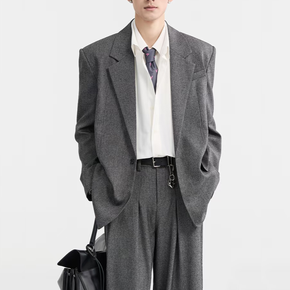 Fashion Dark Grey Loose Men's  - Mens Fashion Dark Grey Pants incelemesi ve fiyatı