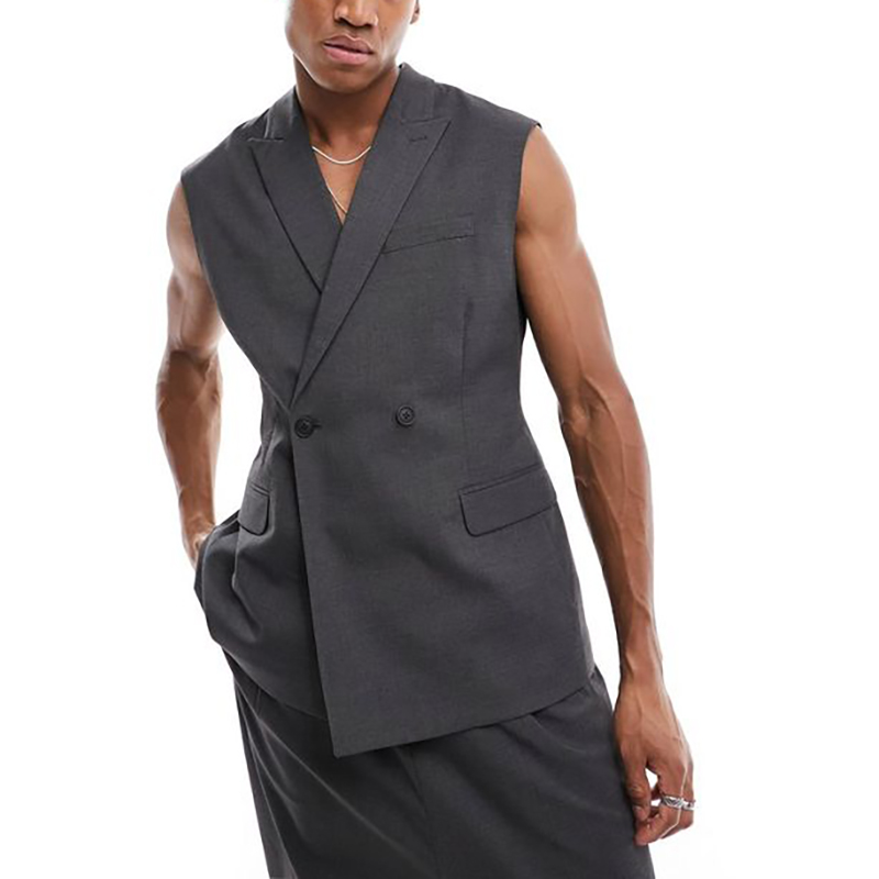 Summer Fashion Men's Vest Outf - Mens Fashion Dark Grey Pants incelemesi ve fiyatı