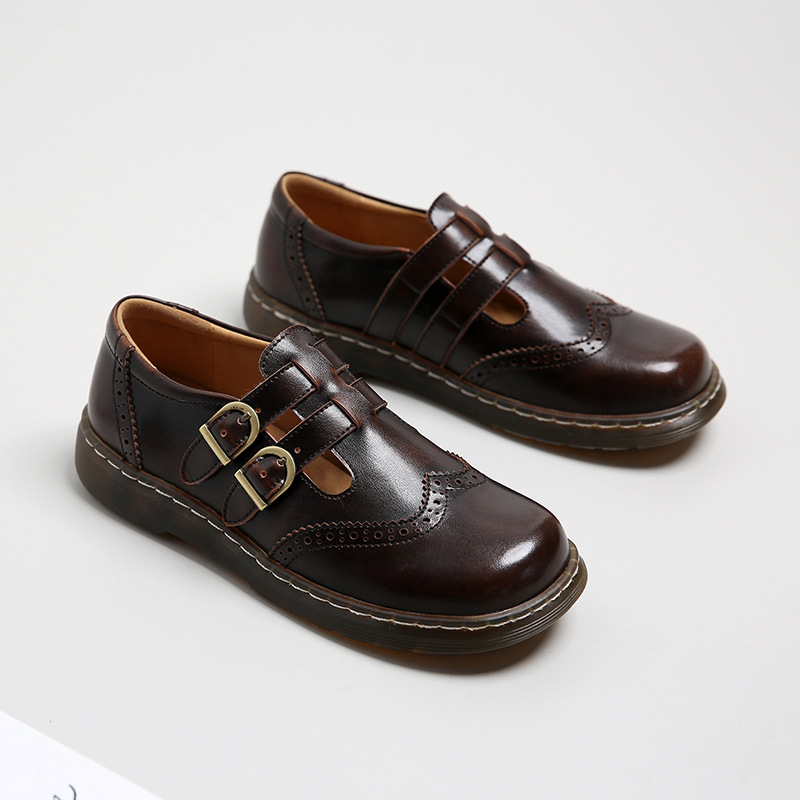 Vintage Classic Design Brown D - Oxford Shoes Brogue incelemesi ve fiyatı