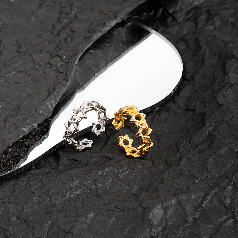 Gold Color Geometric Hexagram  - Men'S Fashion Today incelemesi ve fiyatı
