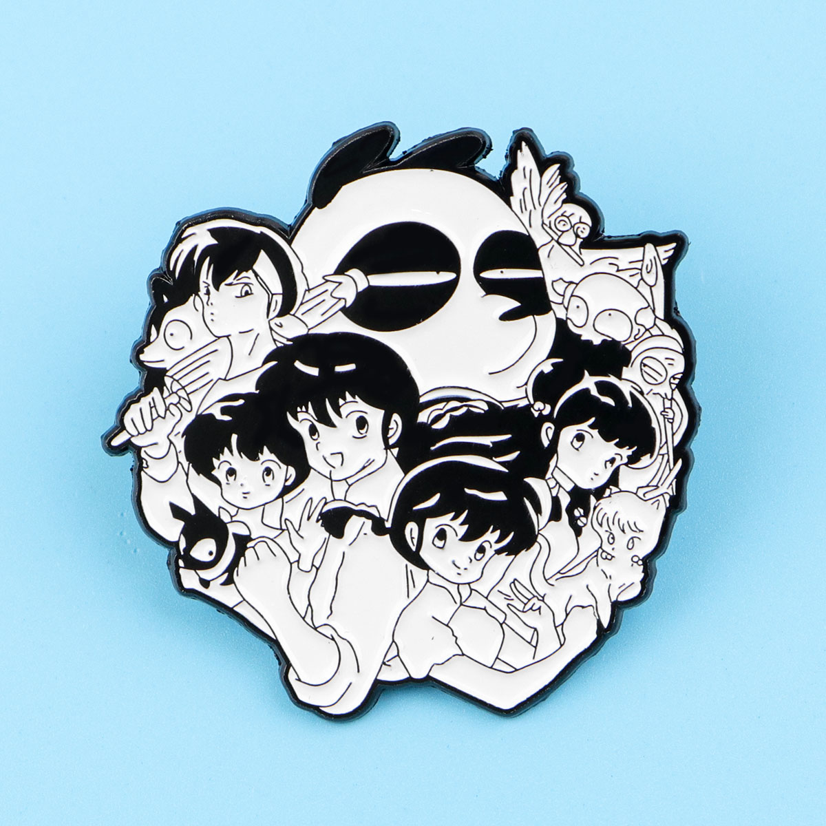 Cartoon Pigs Enamel Pin Brooch - Mens Fashion Blog incelemesi ve fiyatı