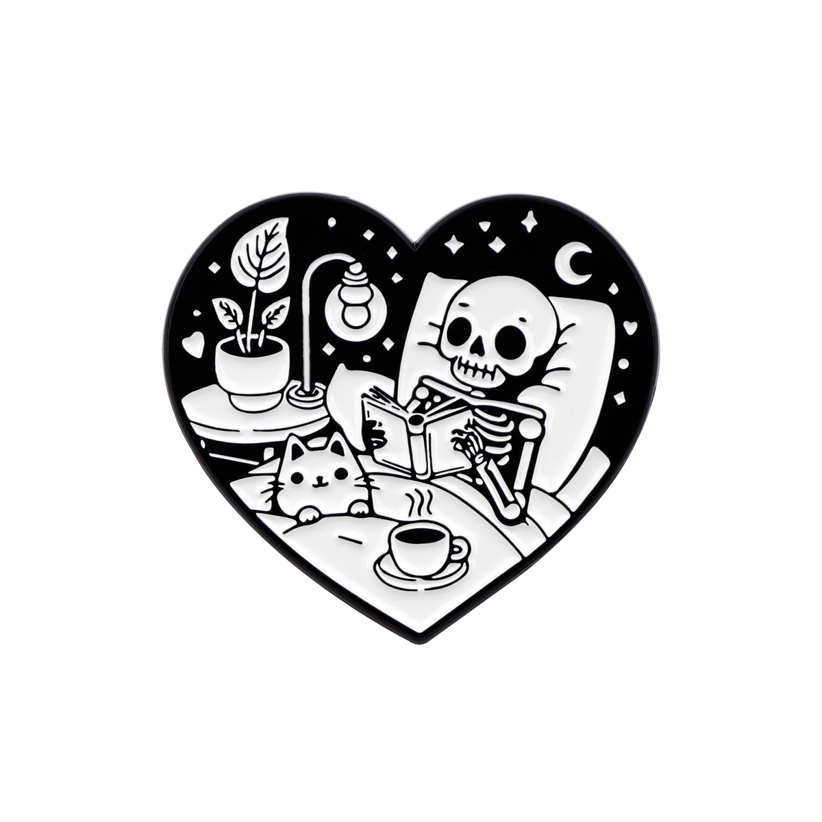 Skeleton Enamel Pins Witch Bro - Mens Fashion Blog incelemesi ve fiyatı