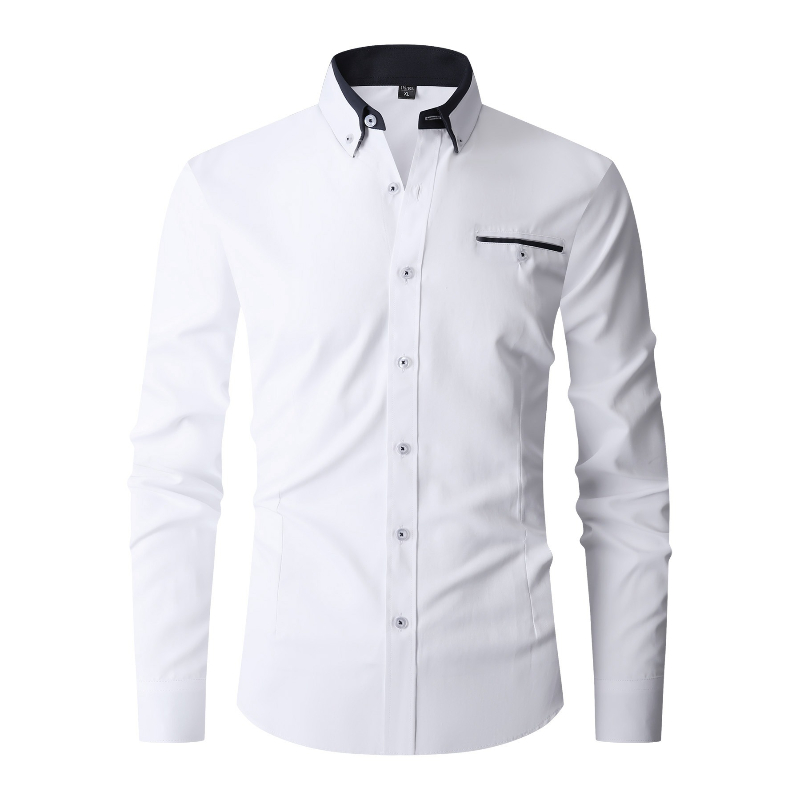 Men Formal Shirt Long Sleeve O - Men'S Fashion Formal incelemesi ve fiyatı