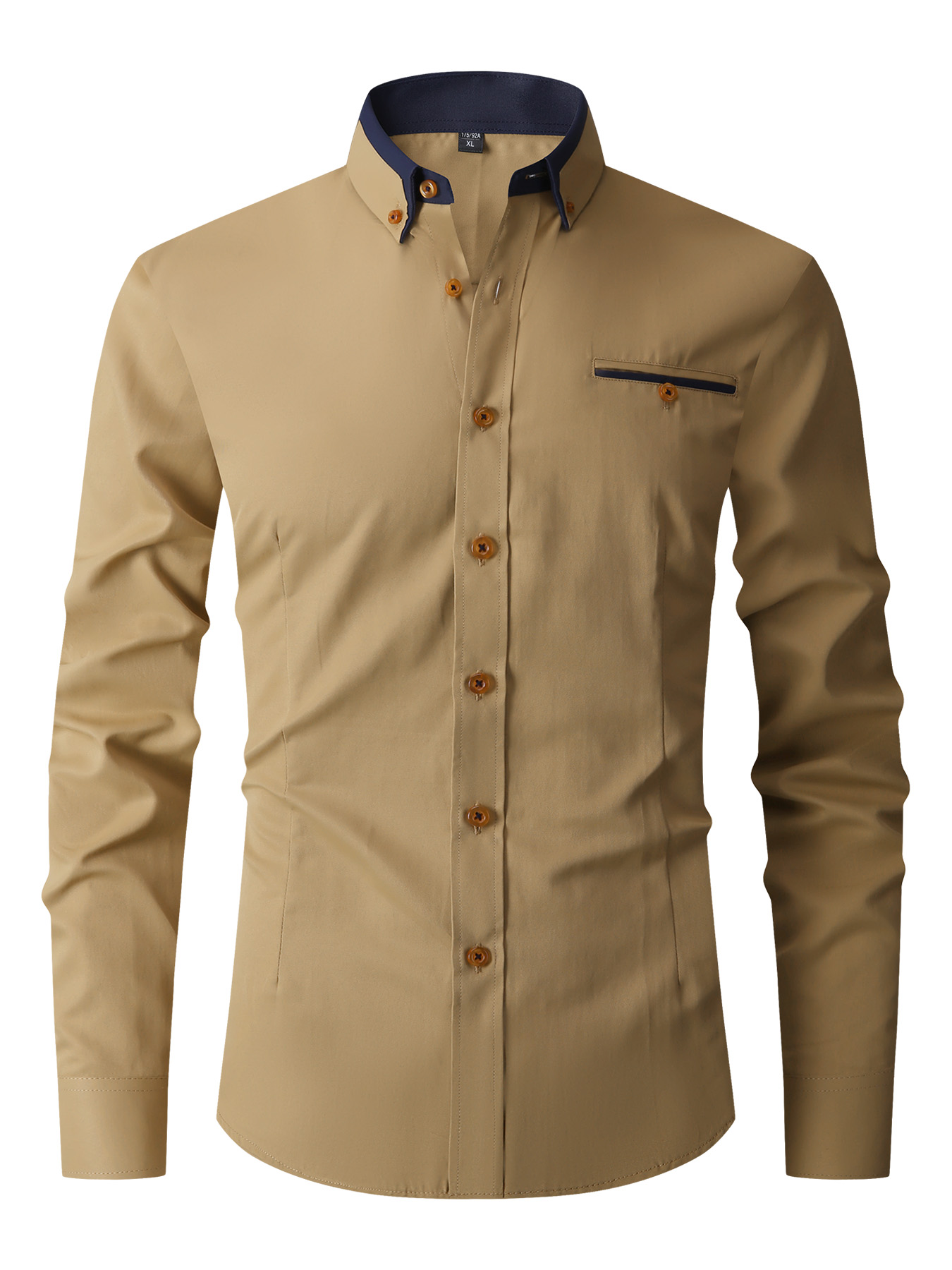 Men Formal Shirt Long Sleeve O - Men'S Fashion Formal incelemesi ve fiyatı