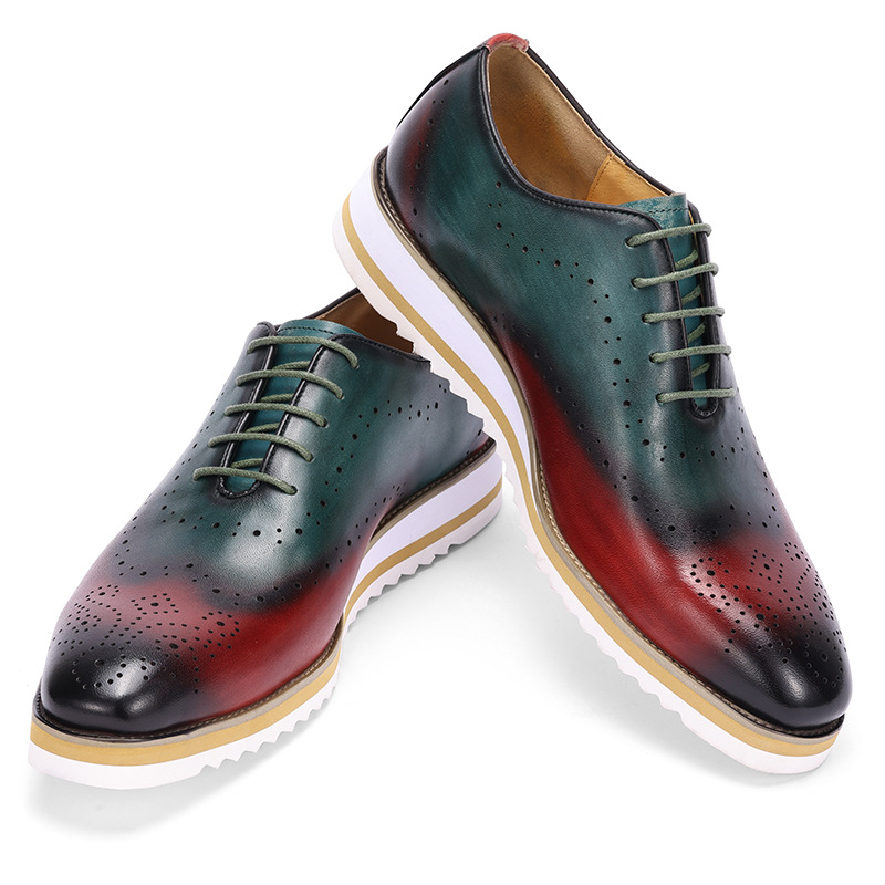 Luxury Men's Dress Shoes Genui - Oxford Shoes Brogue incelemesi ve fiyatı