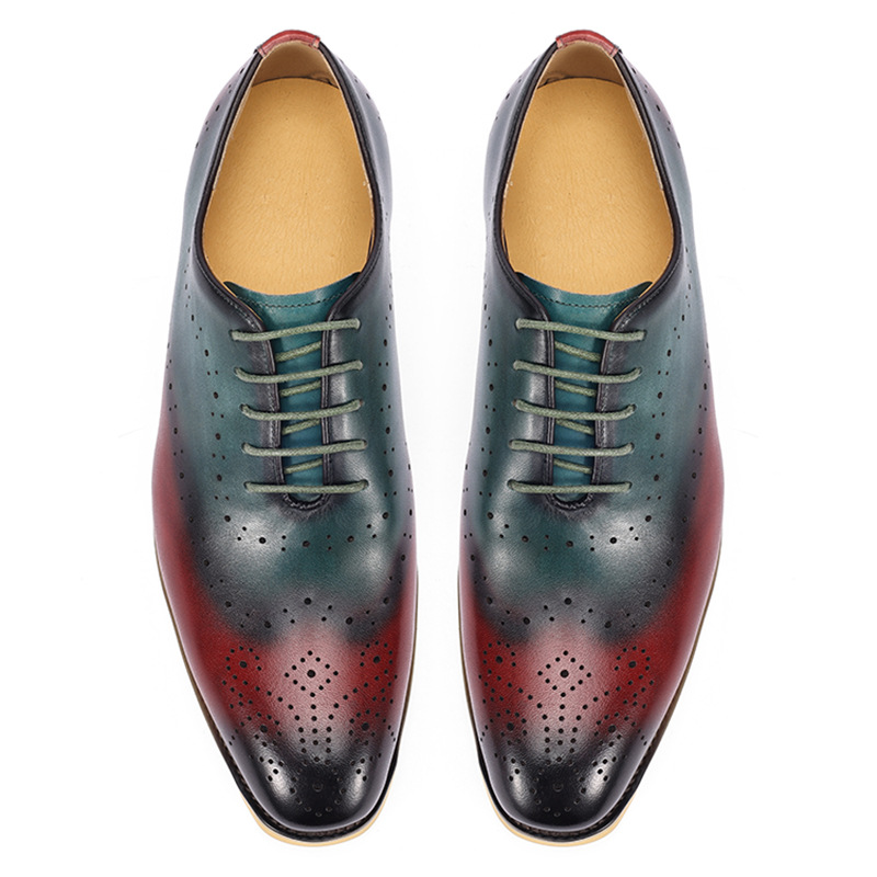 Luxury Men's Dress Shoes Genui - Oxford Shoes Brogue incelemesi ve fiyatı
