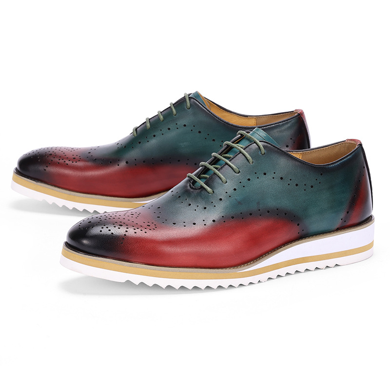 Luxury Men's Dress Shoes Genui - Oxford Shoes Brogue incelemesi ve fiyatı