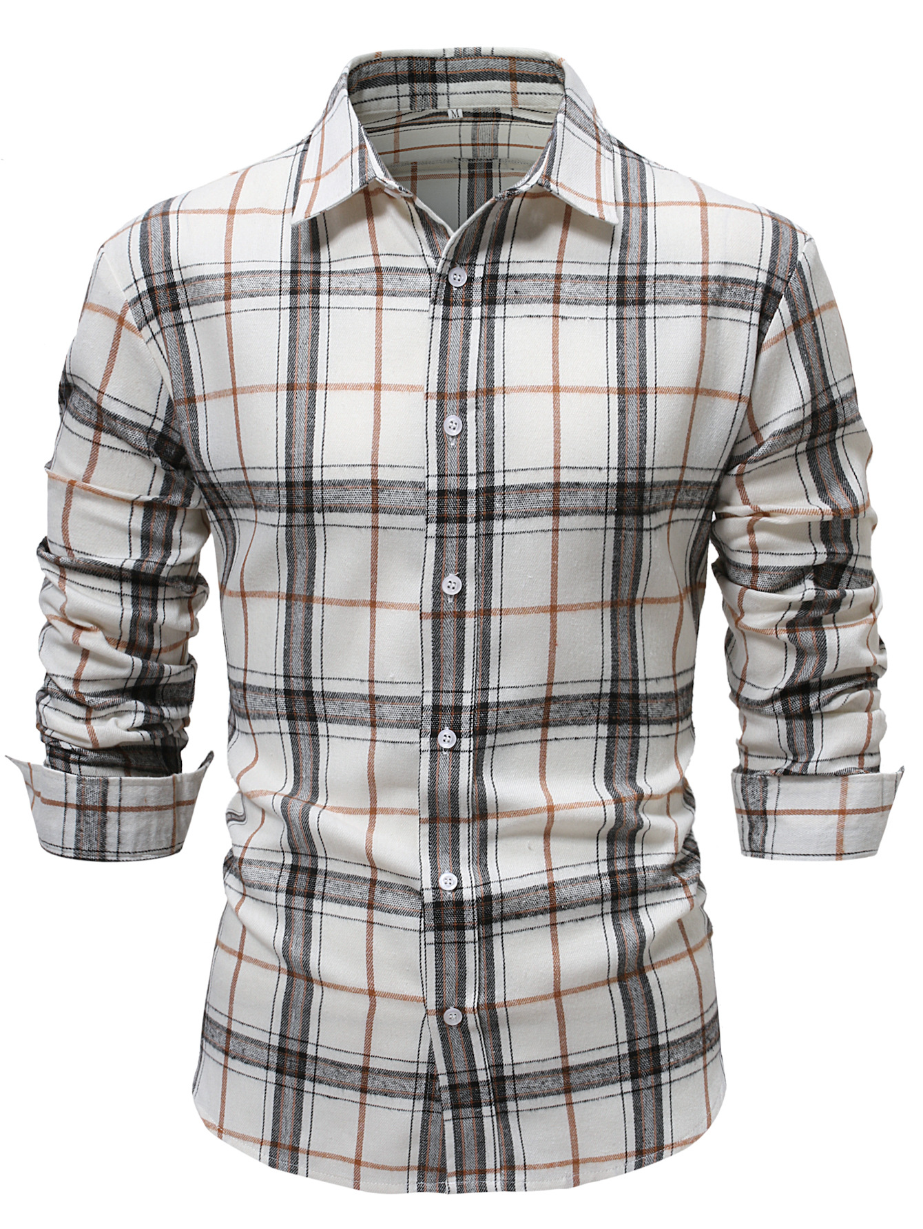 Men's Casual Plaid Long Sleeve - Men'S Fashion Outlets incelemesi ve fiyatı