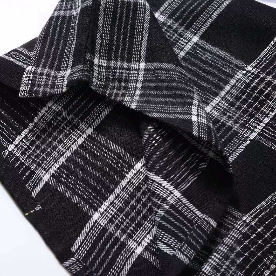 Men's Casual Plaid Long Sleeve - Men'S Fashion Outlets incelemesi ve fiyatı