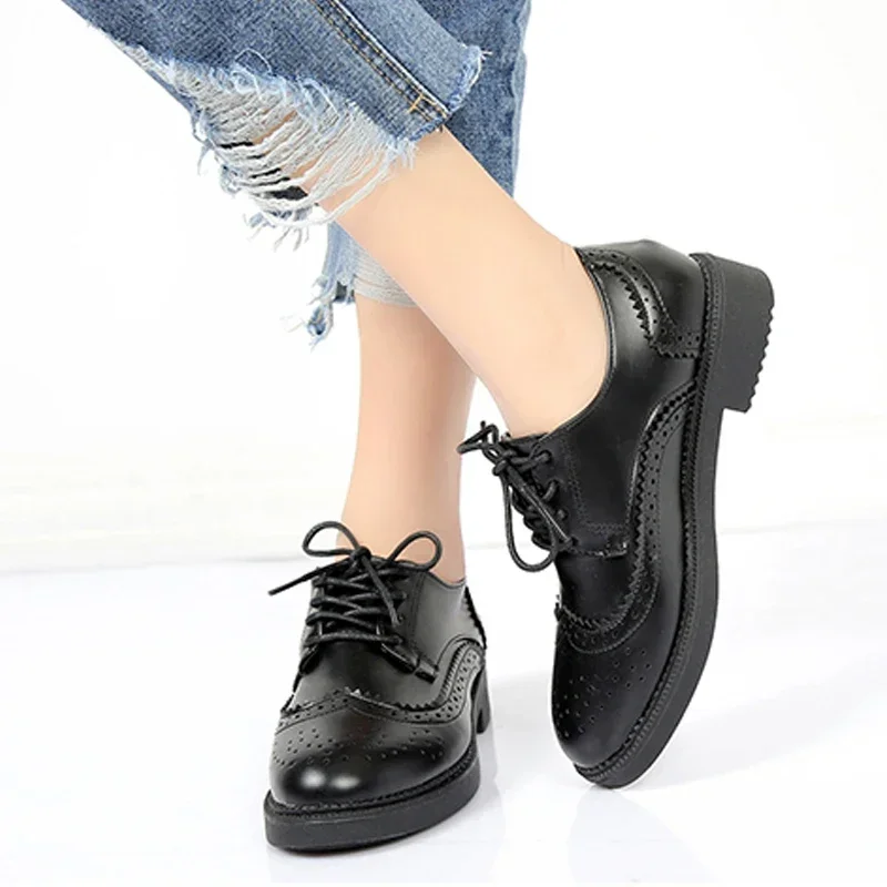 2025 Autumn Women Oxford Flats - Oxford Shoes Brogue incelemesi ve fiyatı
