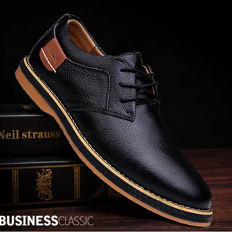 Genuine Leather Men Dress Shoe - Oxford Shoes Brogue incelemesi ve fiyatı