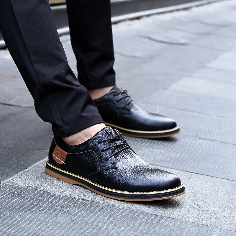 Genuine Leather Men Dress Shoe - Oxford Shoes Brogue incelemesi ve fiyatı
