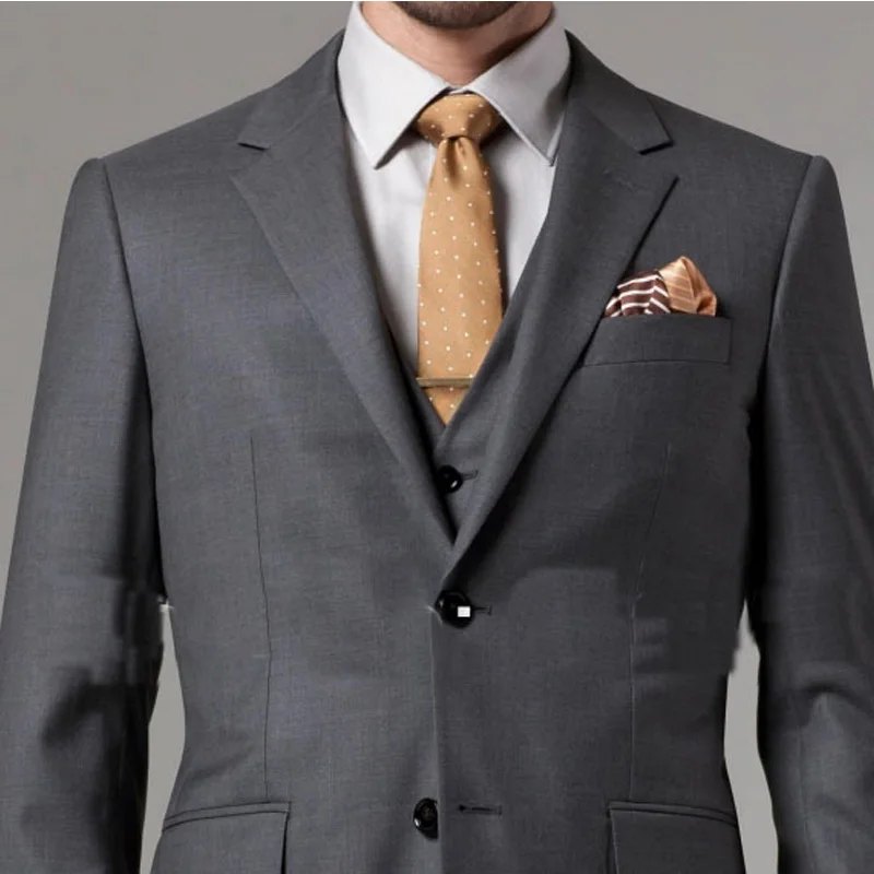 Dark Grey Slim fit Men Suits 3 - Mens Fashion Dark Grey Pants incelemesi ve fiyatı