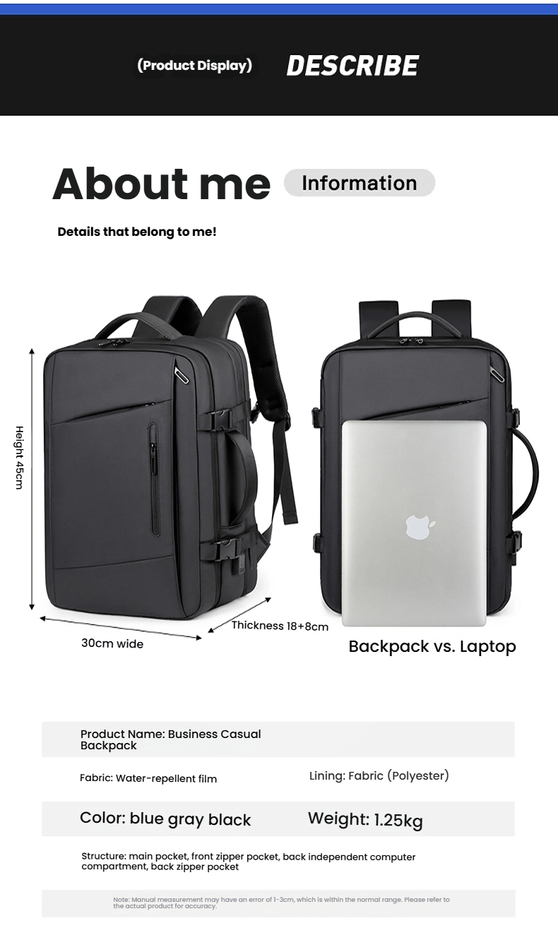 Travel Backpack Men Business B - Mens Fashion Blog incelemesi ve fiyatı
