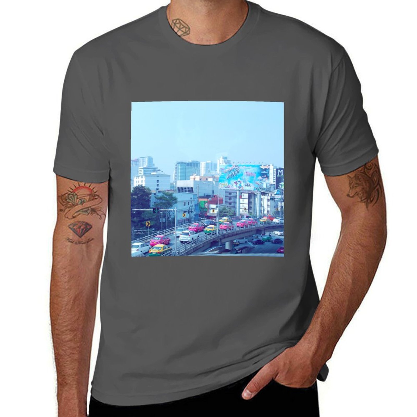 in Bangkok Traffic T-Shirt Fas - Mens Fashion Bangkok incelemesi ve fiyatı