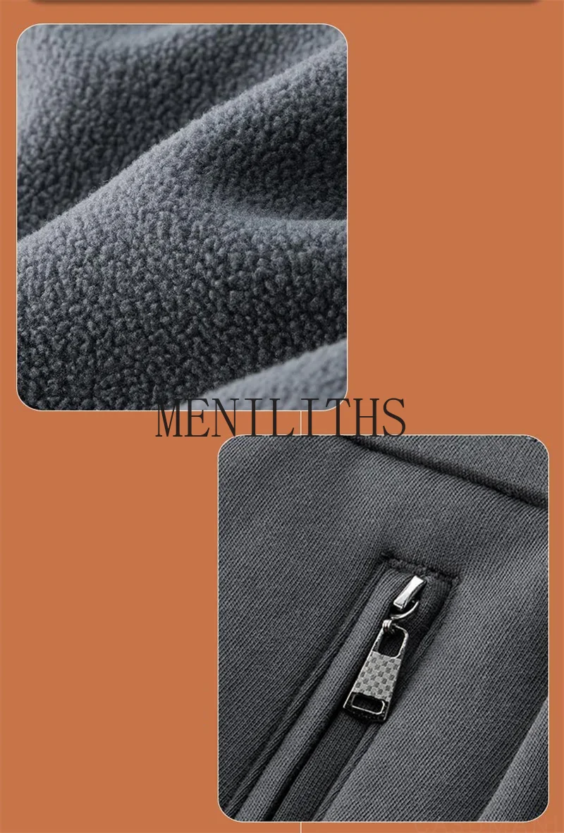 Sweat Pants Men Fleece Autumn  - Mens Fashion Dark Grey Pants incelemesi ve fiyatı