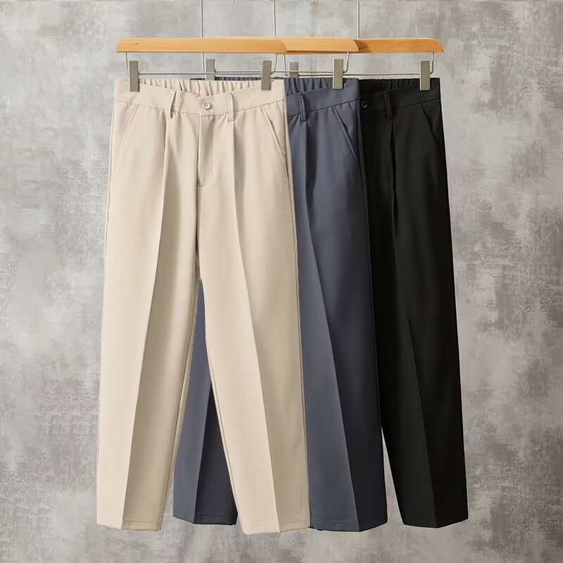 Fashion Men Baggy Concise Ankl - Mens Fashion Dark Grey Pants incelemesi ve fiyatı