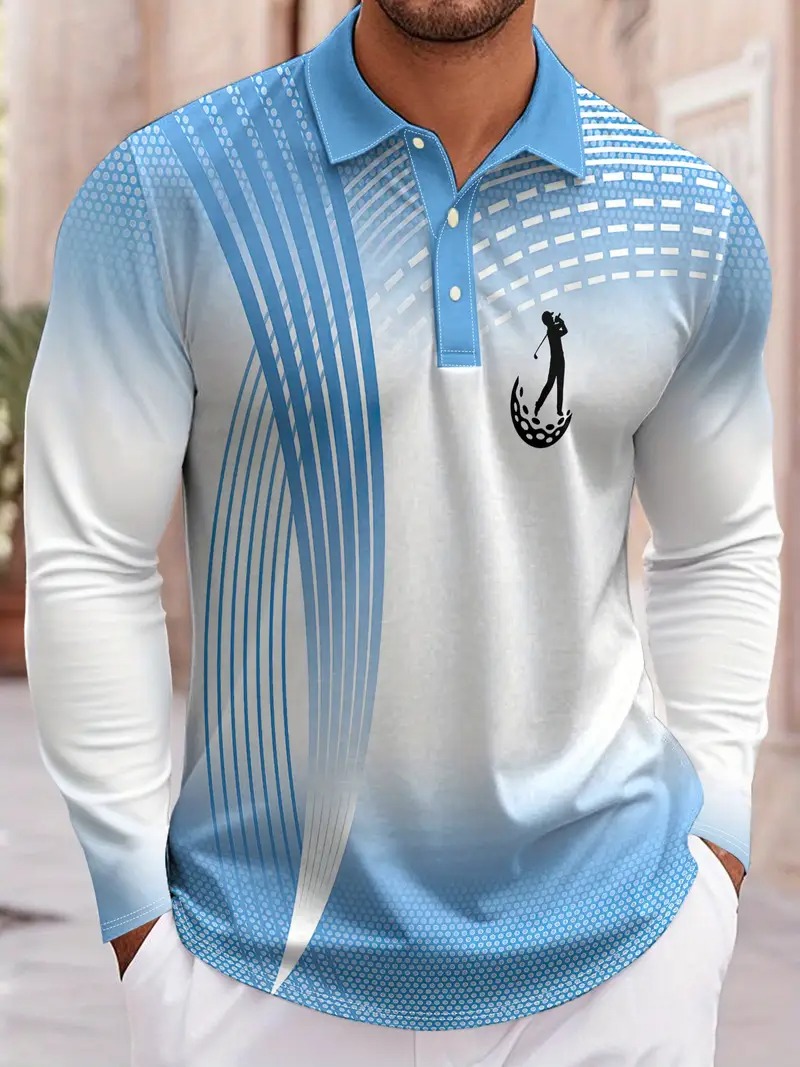 Fashion geometric pattern men' - Men'S Fashion Golf Clothing incelemesi ve fiyatı