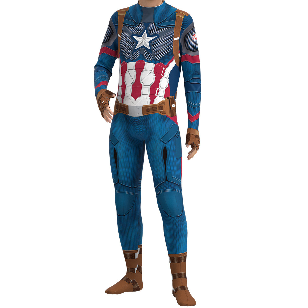 Halloween Cosplay Costume Capt - Mens Fashion Jumpsuit incelemesi ve fiyatı