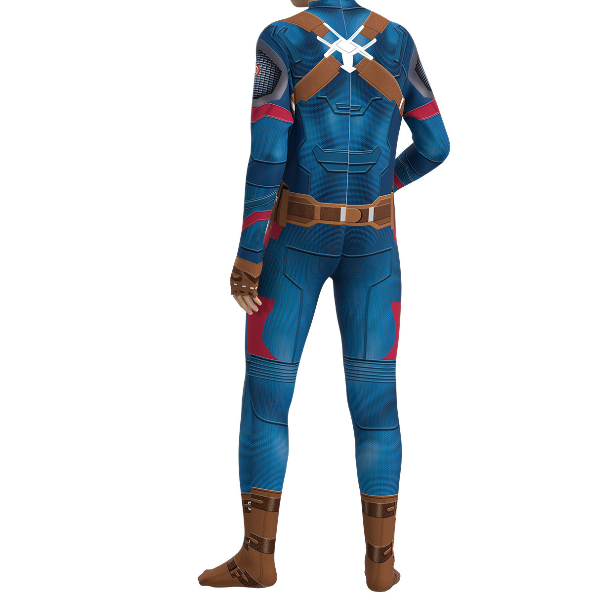 Halloween Cosplay Costume Capt - Mens Fashion Jumpsuit incelemesi ve fiyatı