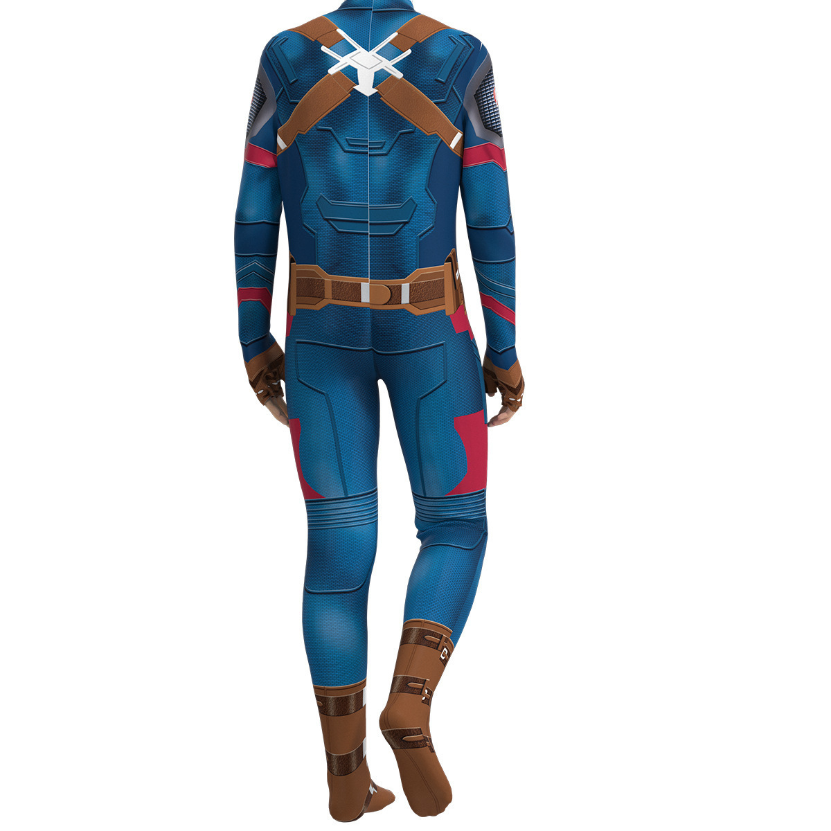 Halloween Cosplay Costume Capt - Mens Fashion Jumpsuit incelemesi ve fiyatı