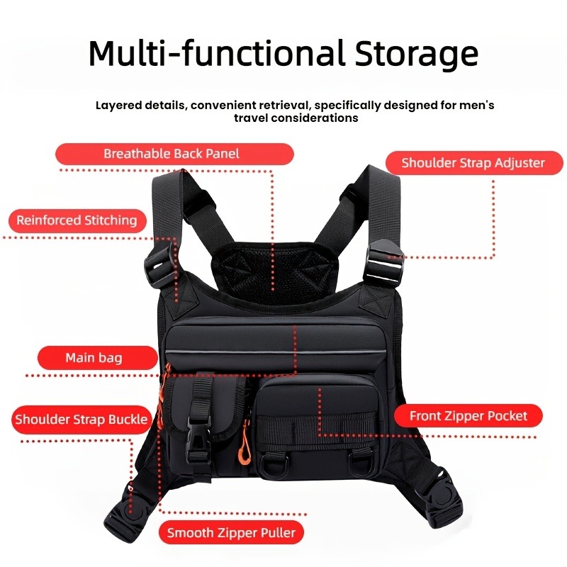 Men's Chest Bag And Motorcycle - Mens Fashion Blog incelemesi ve fiyatı