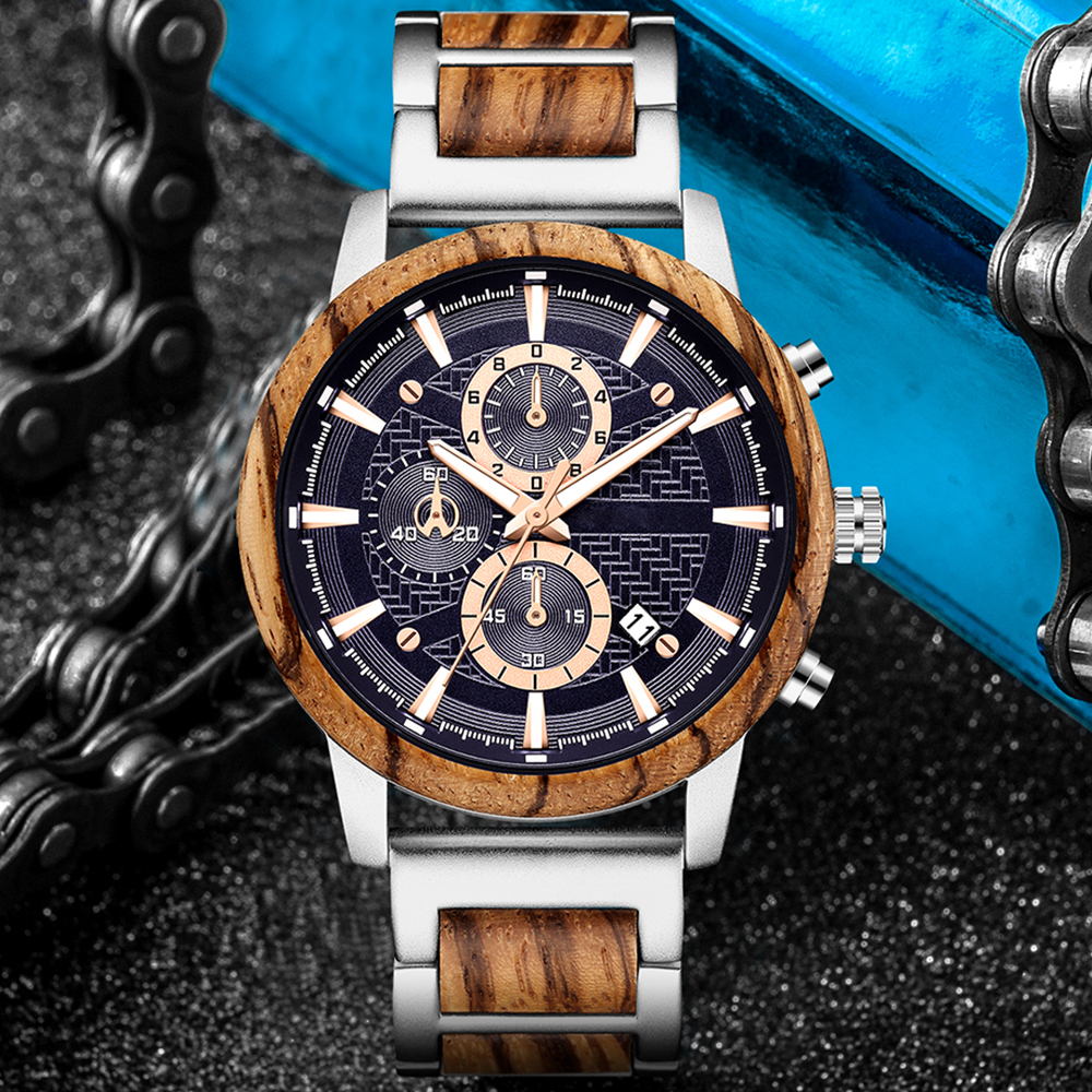 Alloy & Wood Combined Strap Wa - Mens Fashion Combination incelemesi ve fiyatı