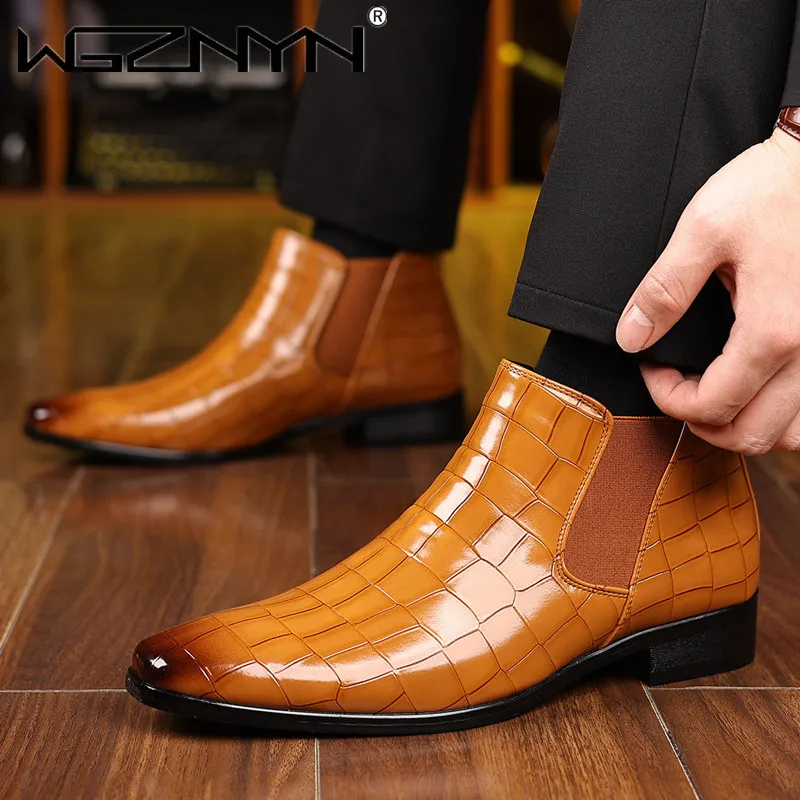 Luxury SIZE 39~48 Men Chelsea  - Men'S Fashion Formal incelemesi ve fiyatı